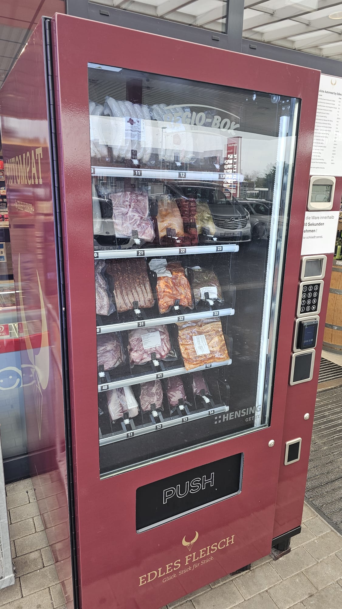 Grillfleischautomat mit hochwertigem Fleisch in Lüdinghausen